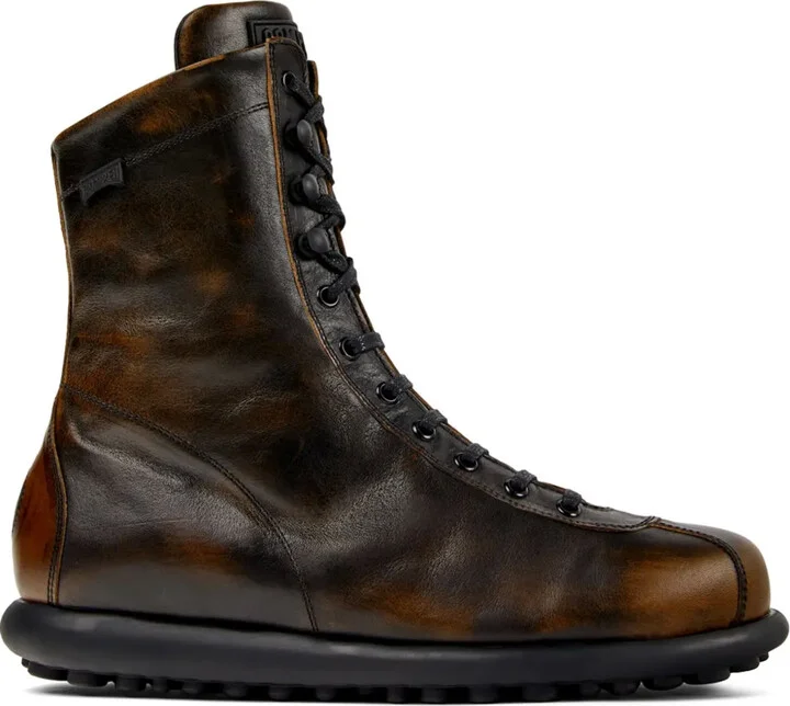Ariel lace-up leather boots