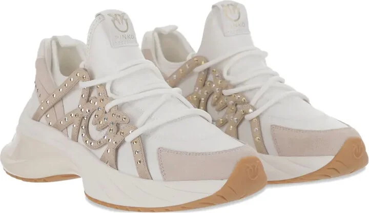 Ariel rhinestone-embellished lace-up sneakers - Image 2