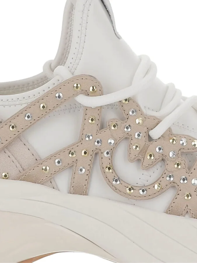 Ariel rhinestone-embellished lace-up sneakers - Image 5