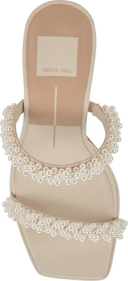 Ariele Imitation Pearl Platform Sandal - Image 5