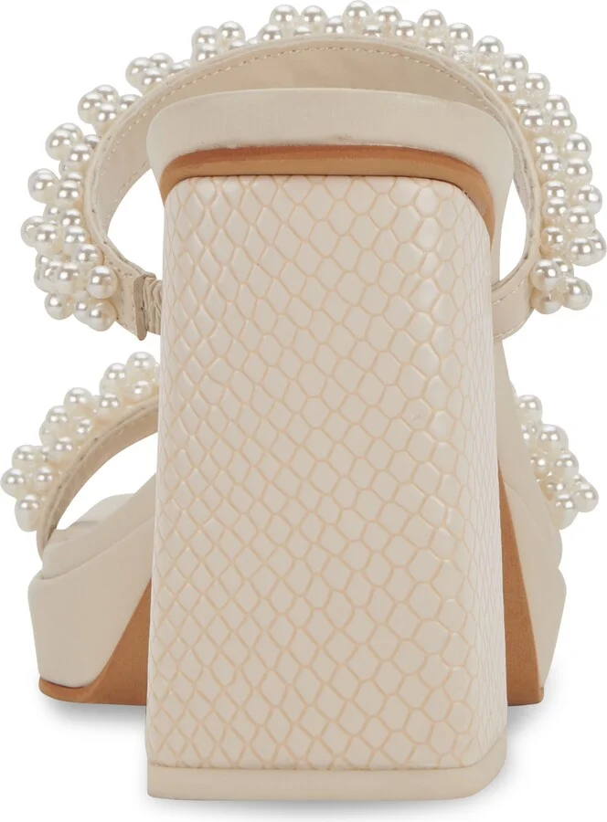 Ariele Imitation Pearl Platform Sandal - Image 7