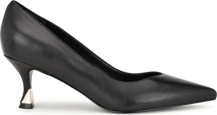 Ariella Pointed Toe Kitten Heel Pump - Image 2