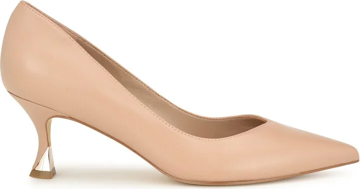 Ariella Pointed Toe Kitten Heel Pump - Image 8