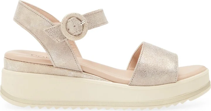 Arielle Ankle Strap Platform Wedge Sandal - Image 3