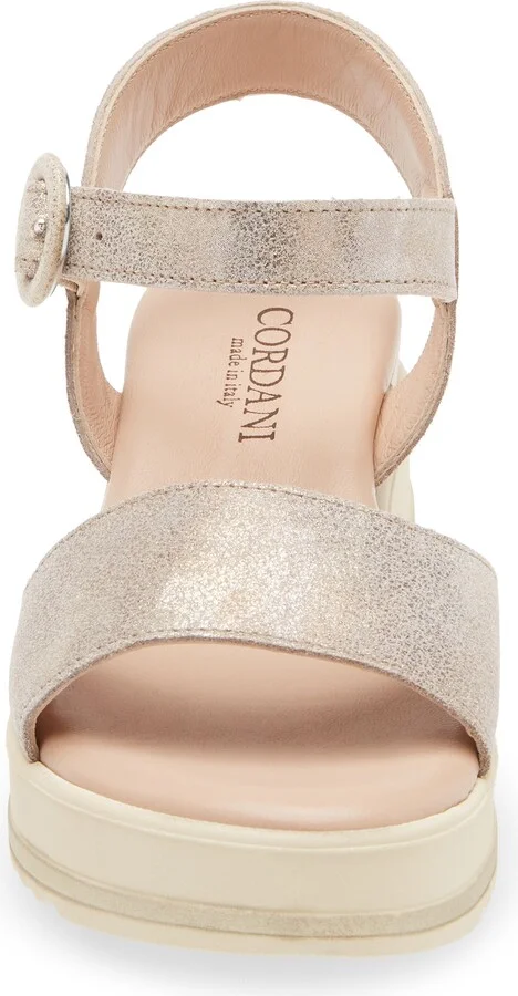 Arielle Ankle Strap Platform Wedge Sandal - Image 4