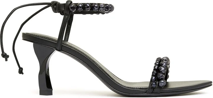 Arinna Pearl Mid Heel In Colour Black Size 35