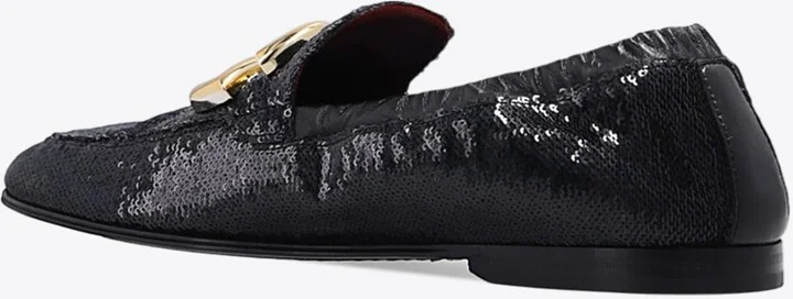 Ariosto DG Logo Sequined Loafers - Image 2