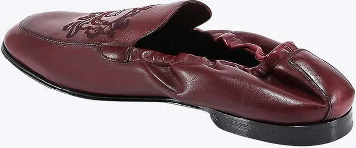 Ariosto Logo Embroidered Loafers - Image 2