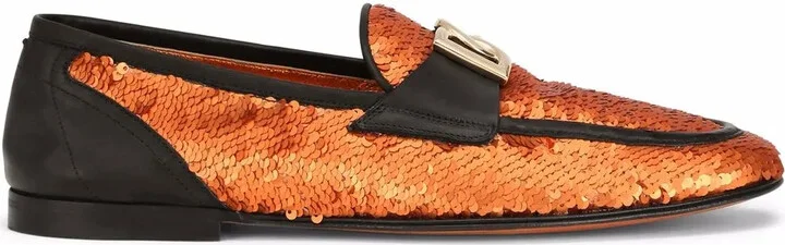 Ariosto sequin-embellished slippers