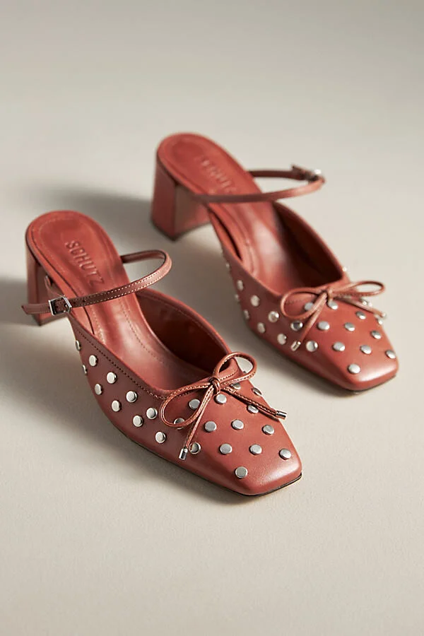 Arissa Block-Heel Mules - Image 2