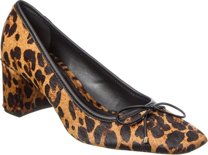 Arissa Block Leather Pump