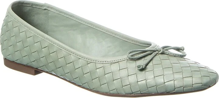 Arissa Woven Leather Flat