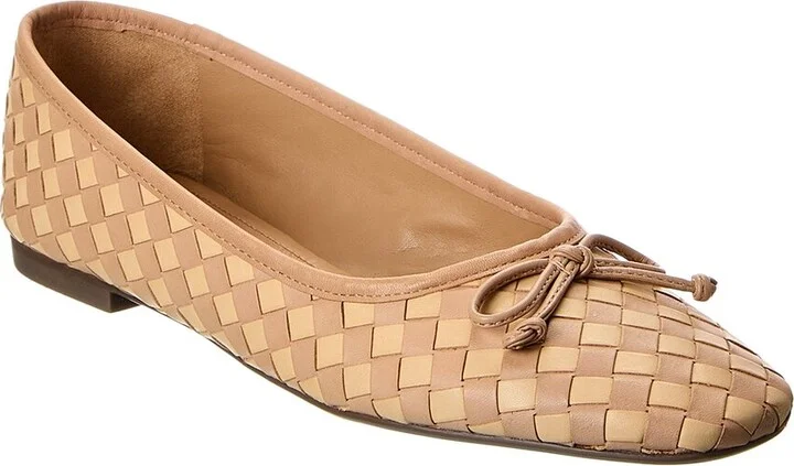 Arissa Woven Leather Flat