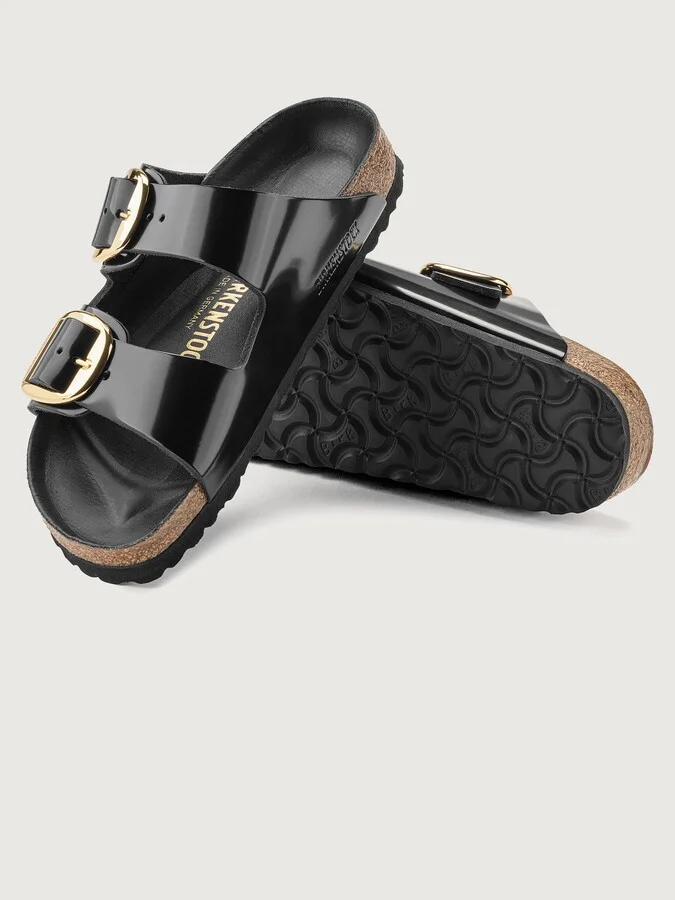 Arizona Big Buckle - High Shine Black Leather - Image 3