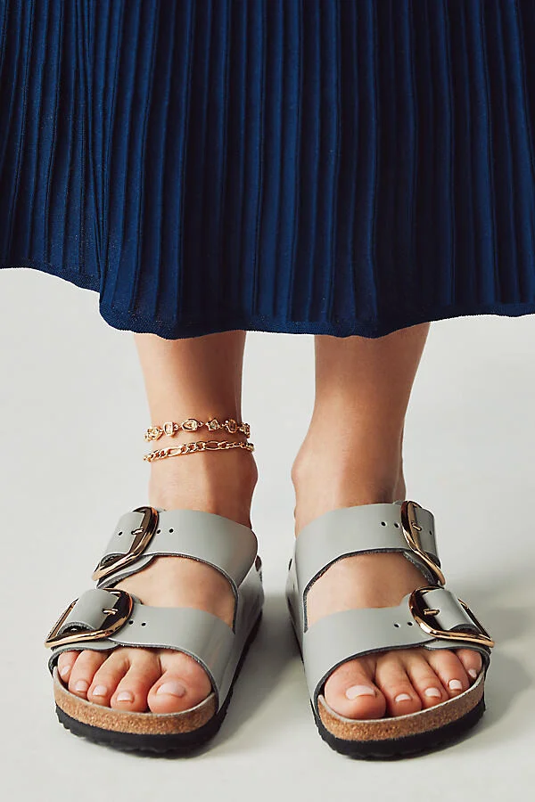 Arizona Big Buckle High Shine Sandals