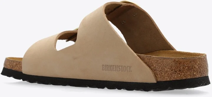 Arizona Big Buckle Leather Slides - Image 2