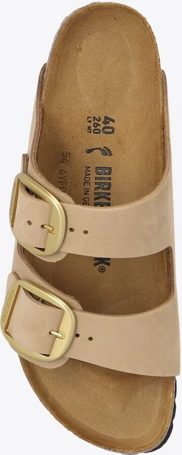Arizona Big Buckle Leather Slides - Image 3
