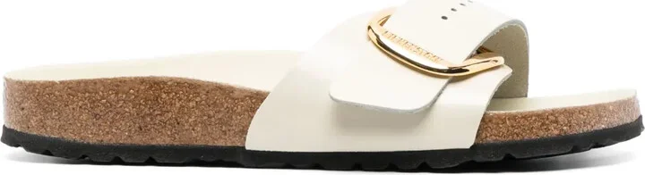 Arizona Big Buckle leather slides