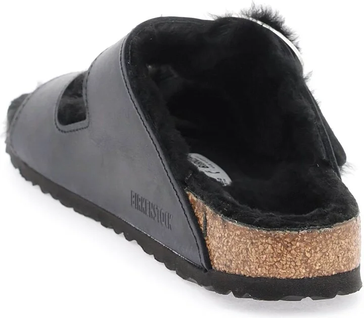 Arizona Big Buckle Mules In Teddy - Image 3