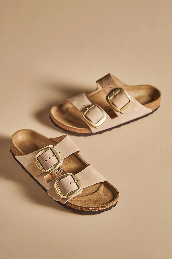 Arizona Big Buckle Nubuck Sandals - Image 2