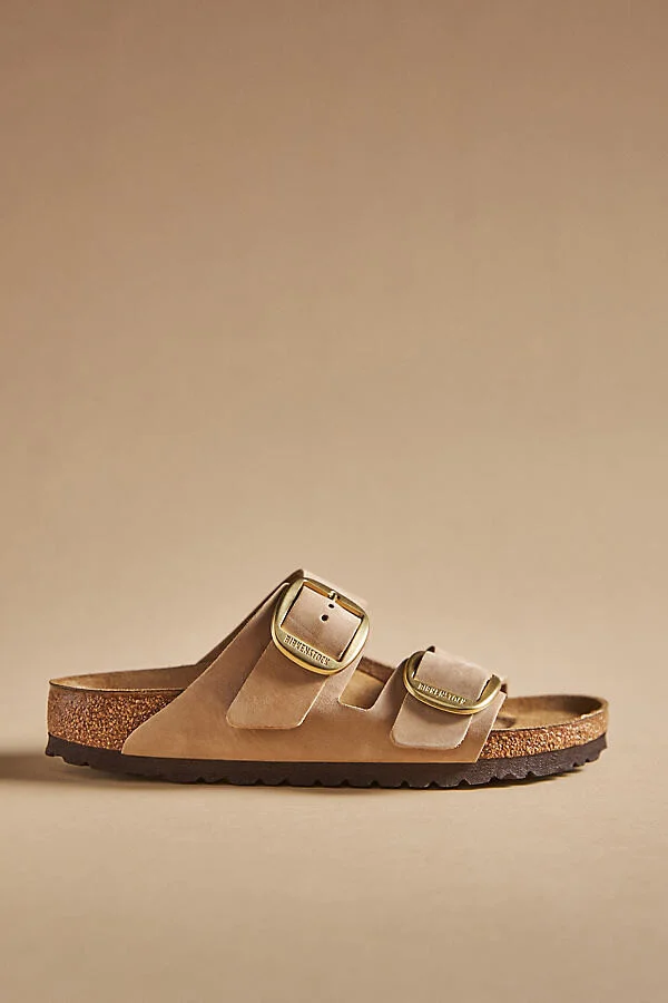 Arizona Big Buckle Nubuck Sandals - Image 3