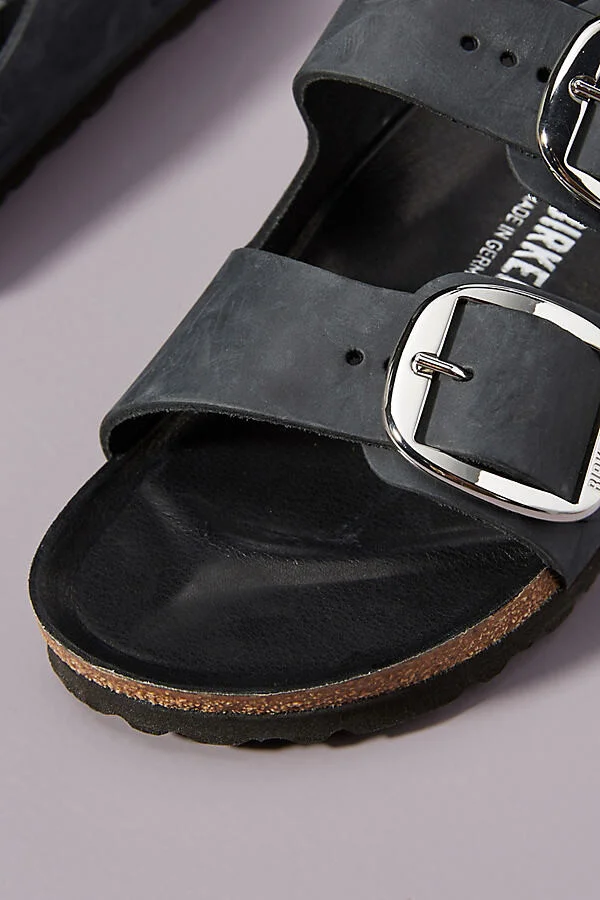 Arizona Big Buckle Nubuck Sandals - Image 3