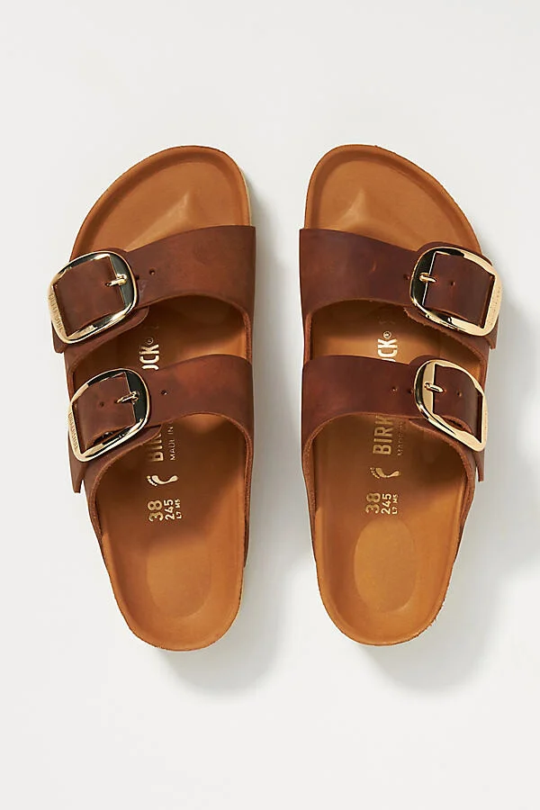 Arizona Big Buckle Nubuck Sandals - Image 2