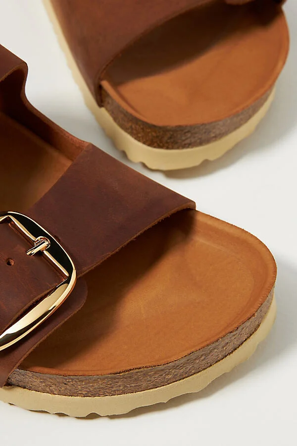 Arizona Big Buckle Nubuck Sandals - Image 3