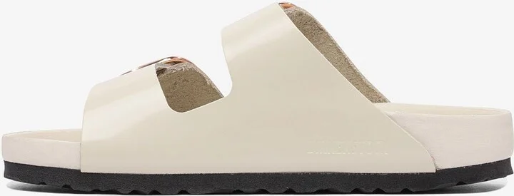 Arizona Big Buckle Patent Leather Sandals - Image 2