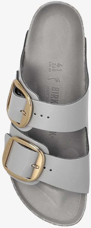 Arizona Big Buckle Patent Leather Slides - Image 3