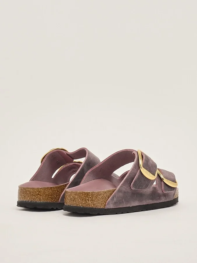 Arizona Big Buckle Pelle Oliata Sandal - Image 3