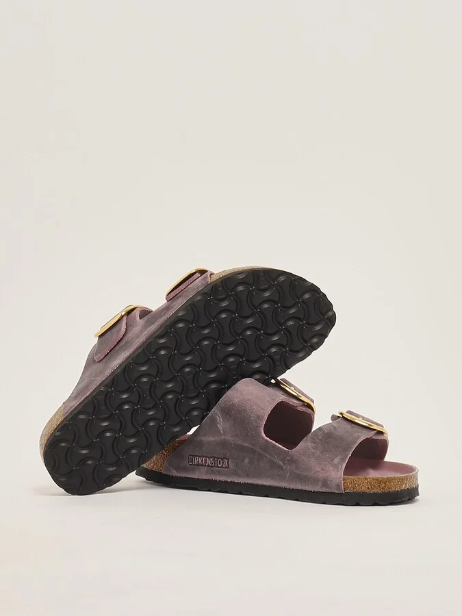 Arizona Big Buckle Pelle Oliata Sandal - Image 4