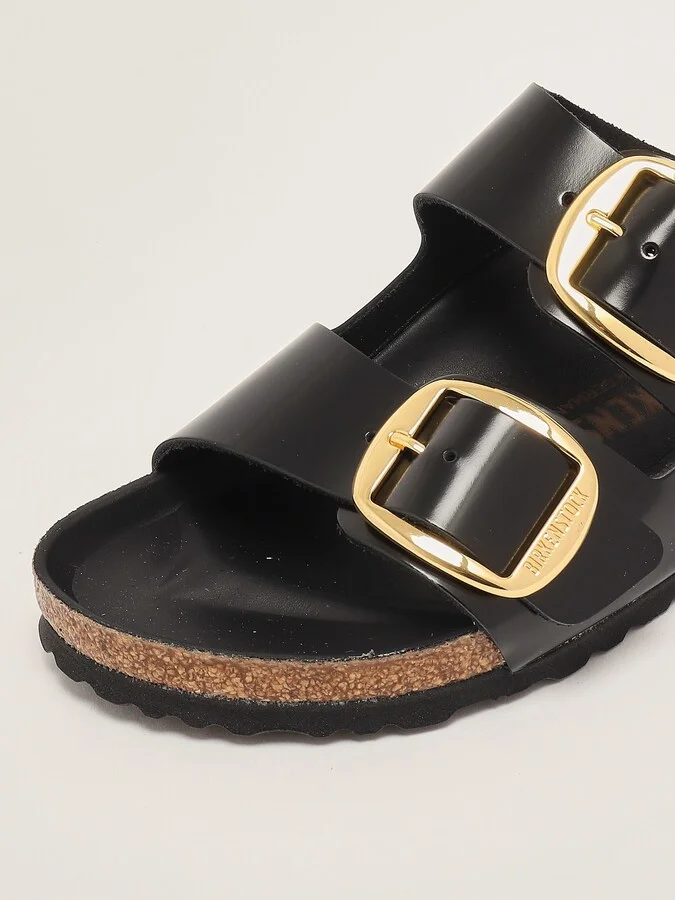 Arizona Big Buckle Shine Black Sandal - Image 5