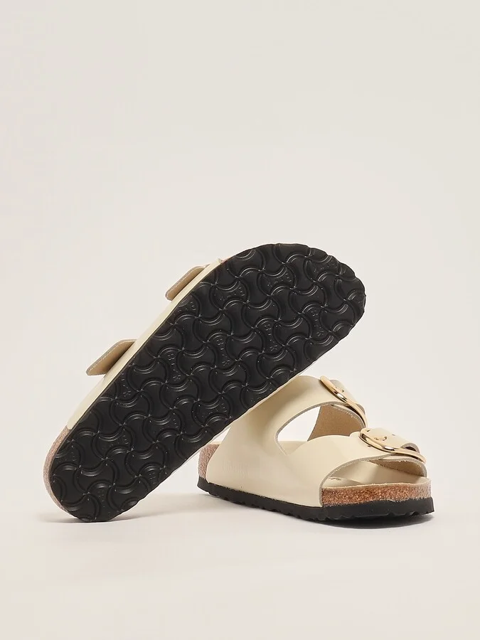 Arizona Big Buckle Shine Ecru Sandal - Image 4