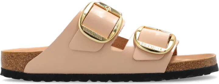 ‘Arizona Big Buckle’ Slides, , - Beige