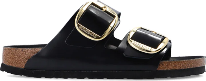 ‘Arizona Big Buckle’ Slides, , - Black