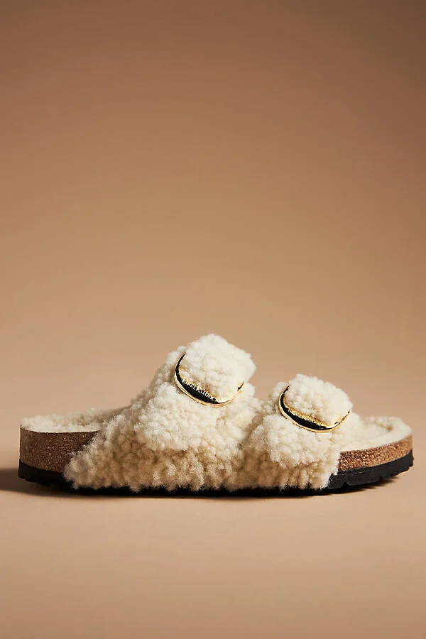 Arizona Big Buckle Teddy Sandals - Image 2