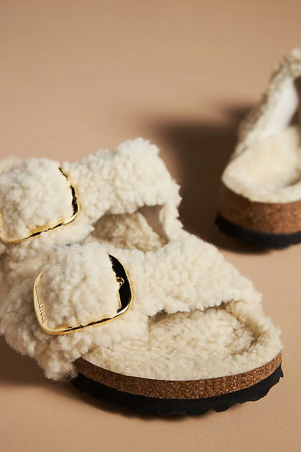 Arizona Big Buckle Teddy Sandals - Image 4