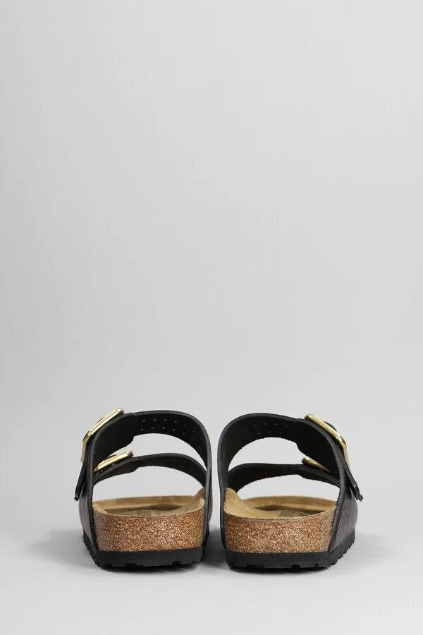Arizona Bold Flats In Black Leather - Image 4