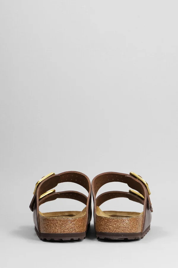 Arizona Bold Flats In Brown Leather - Image 4