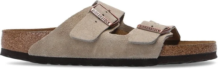 ‘Arizona BS’ Leather Slides, , - Beige