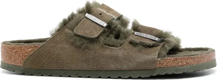 Arizona buckle-fastening suede sandals