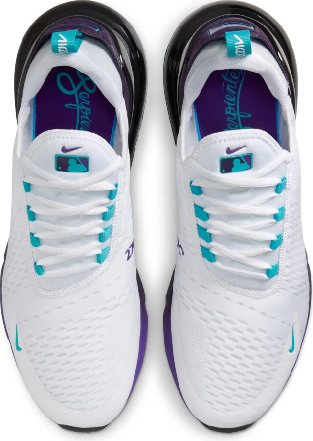 Arizona Diamondbacks Nike Men's Air Max 270 Shoes in White | HQ7993-100 - Image 4