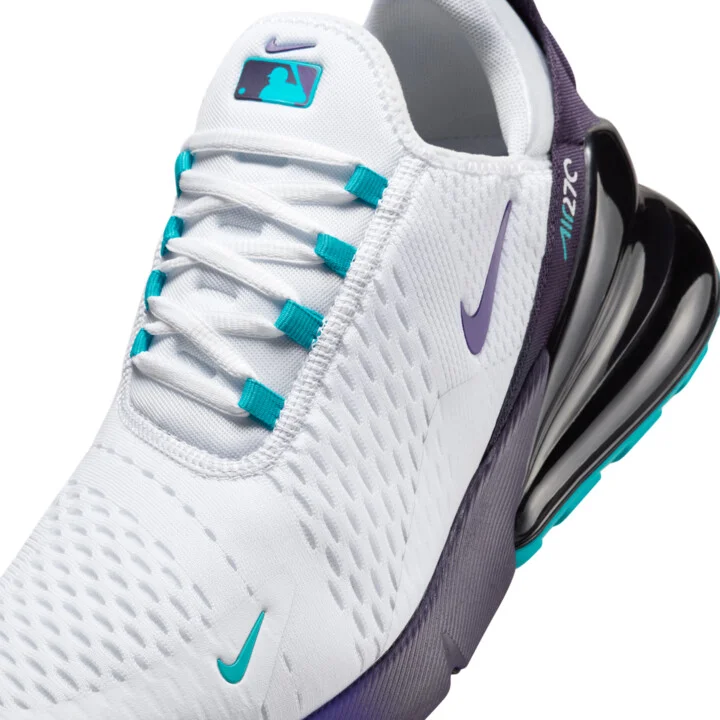 Arizona Diamondbacks Nike Men's Air Max 270 Shoes in White | HQ7993-100 - Image 7