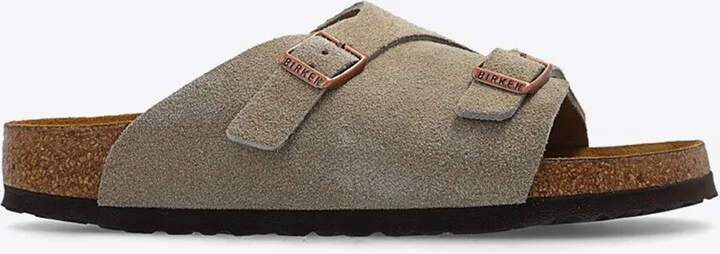 Arizona Double-Buckle Leather Slides