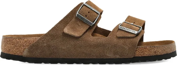 Arizona double-buckle suede sandals