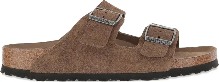 Arizona double-buckle suede sandals