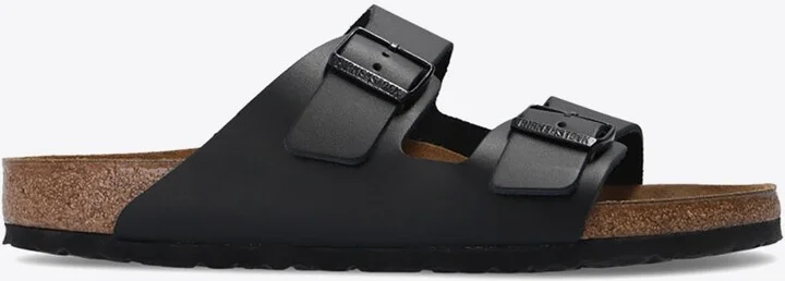 Arizona Double-Strap Leather Slides