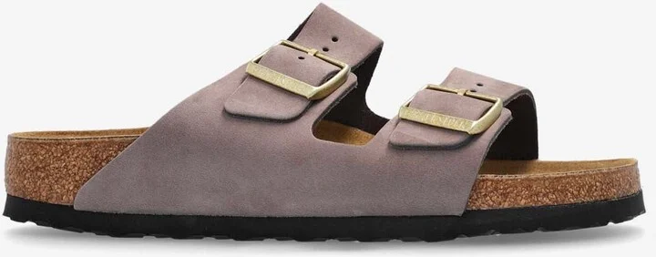 Arizona Double-Strap Leather Slides