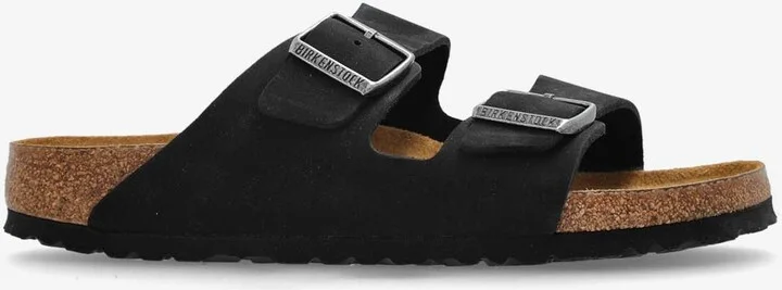 Arizona Double-Strap Leather Slides